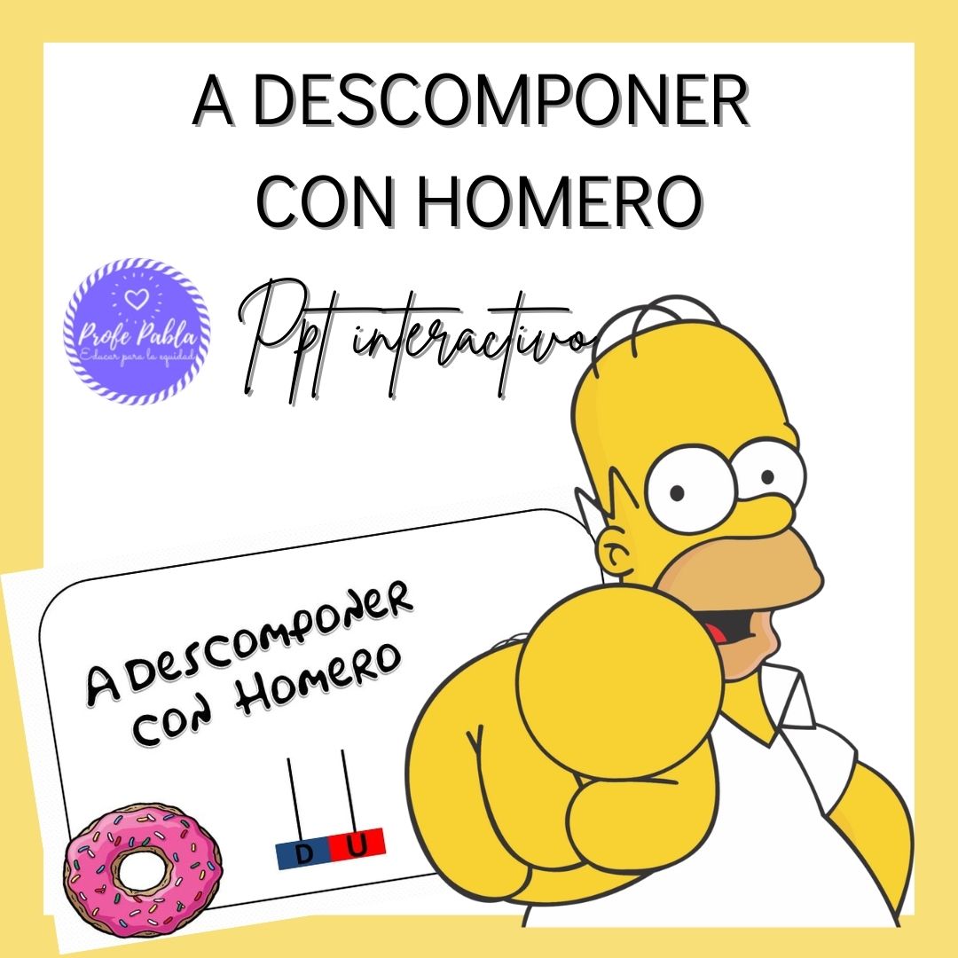 Ppt interactivo, a descomponer con Homero.